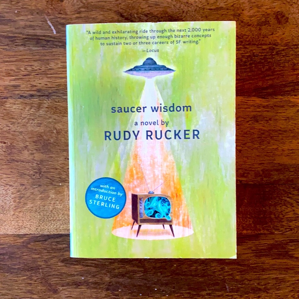 Saucer wisdom paper back novel